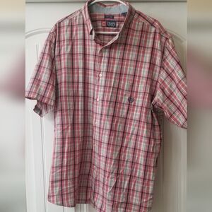 Classic Red Plaid Men's Shirt